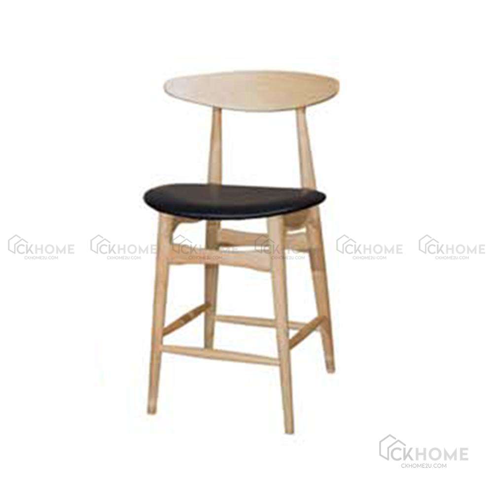 Flora Leather Cushioned Island Chair 24Inches (2units)